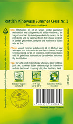 Quedlinburger Herbstrettich Minowase Summer Cross Nr. 3