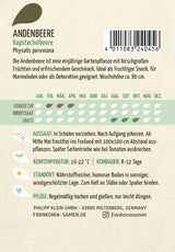 Frankonia Samen Physalis Andenbeere