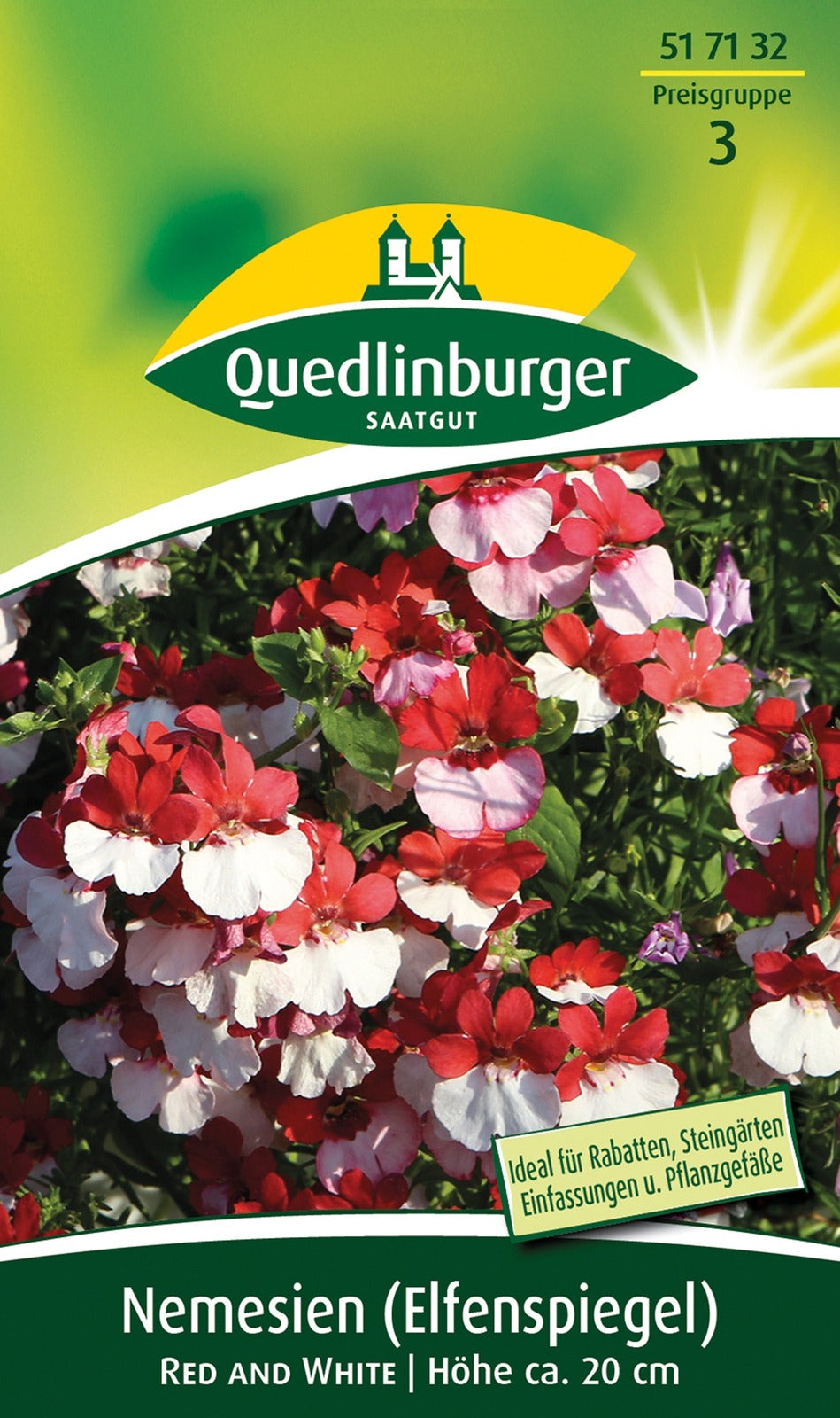 Quedlinburger Elfenspiegel Red and White