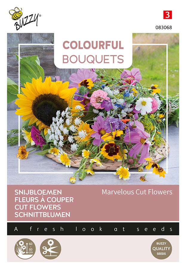 Buzzy Seeds Blumen-Mischung Wunderbare Schnittblumen