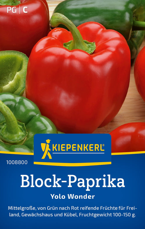 Kiepenkerl Blockpaprika Yolo Wonder