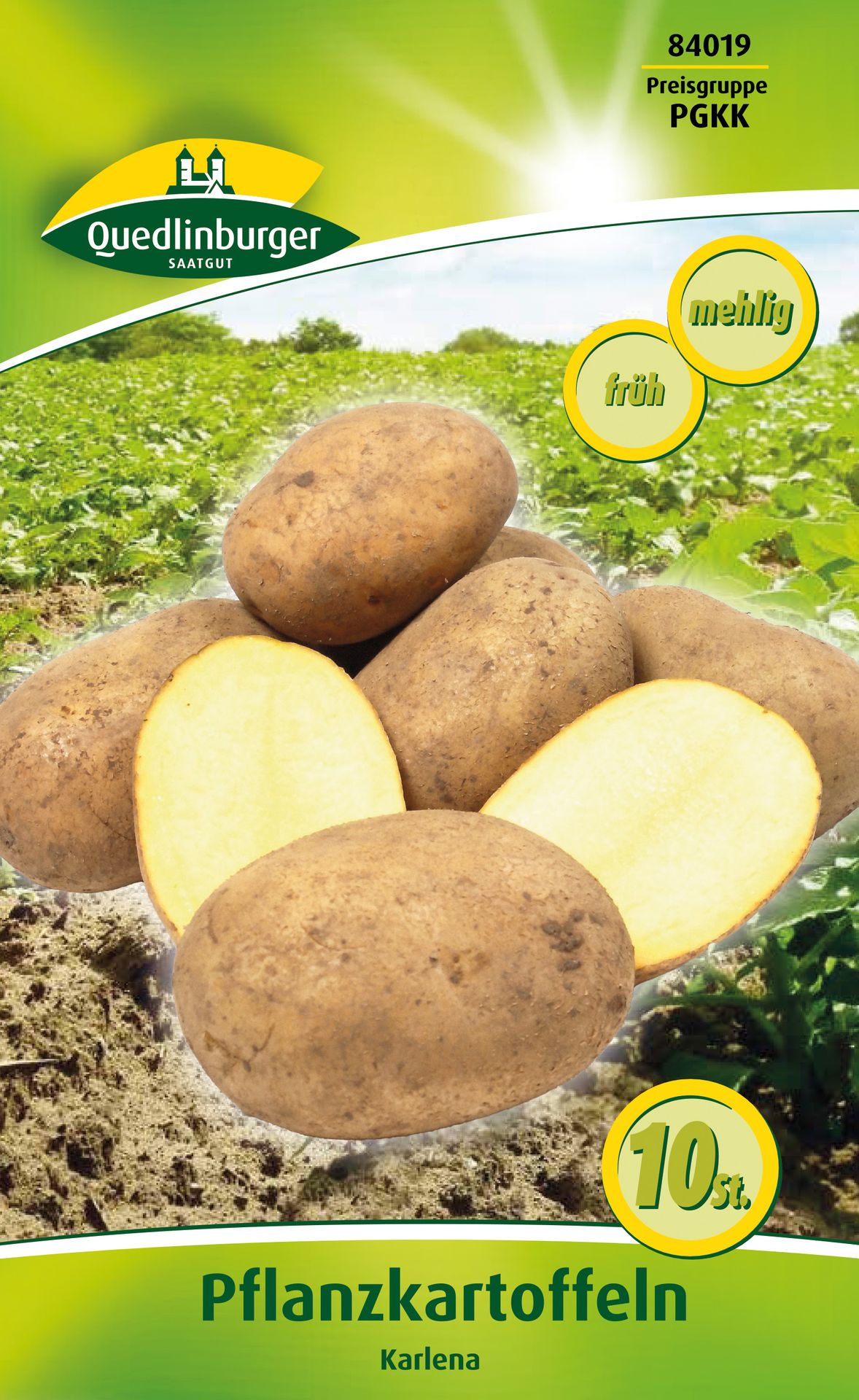 Quedlinburger Pflanzkartoffel Karlena 10 Stück