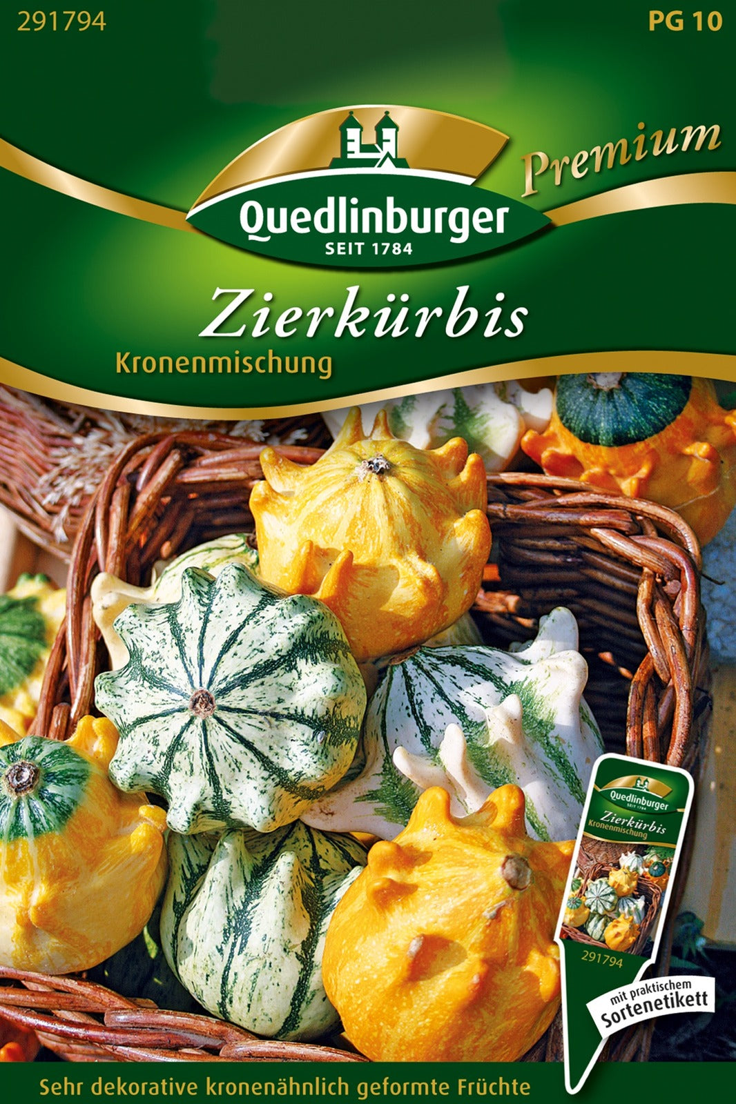Quedlinburger Zierkürbis Kronenmischung