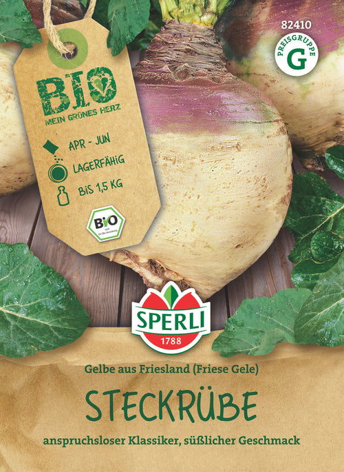 SPERLI BIO Steckrübe Gelbe aus Friesland (Friese Gele)