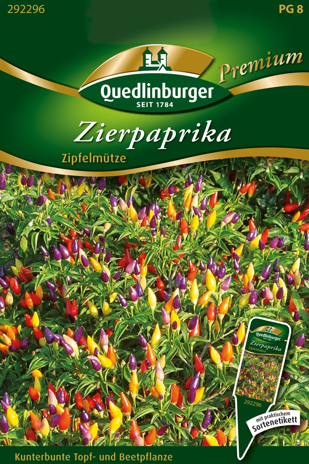 Quedlinburger Zierpaprika Zipfelmütze