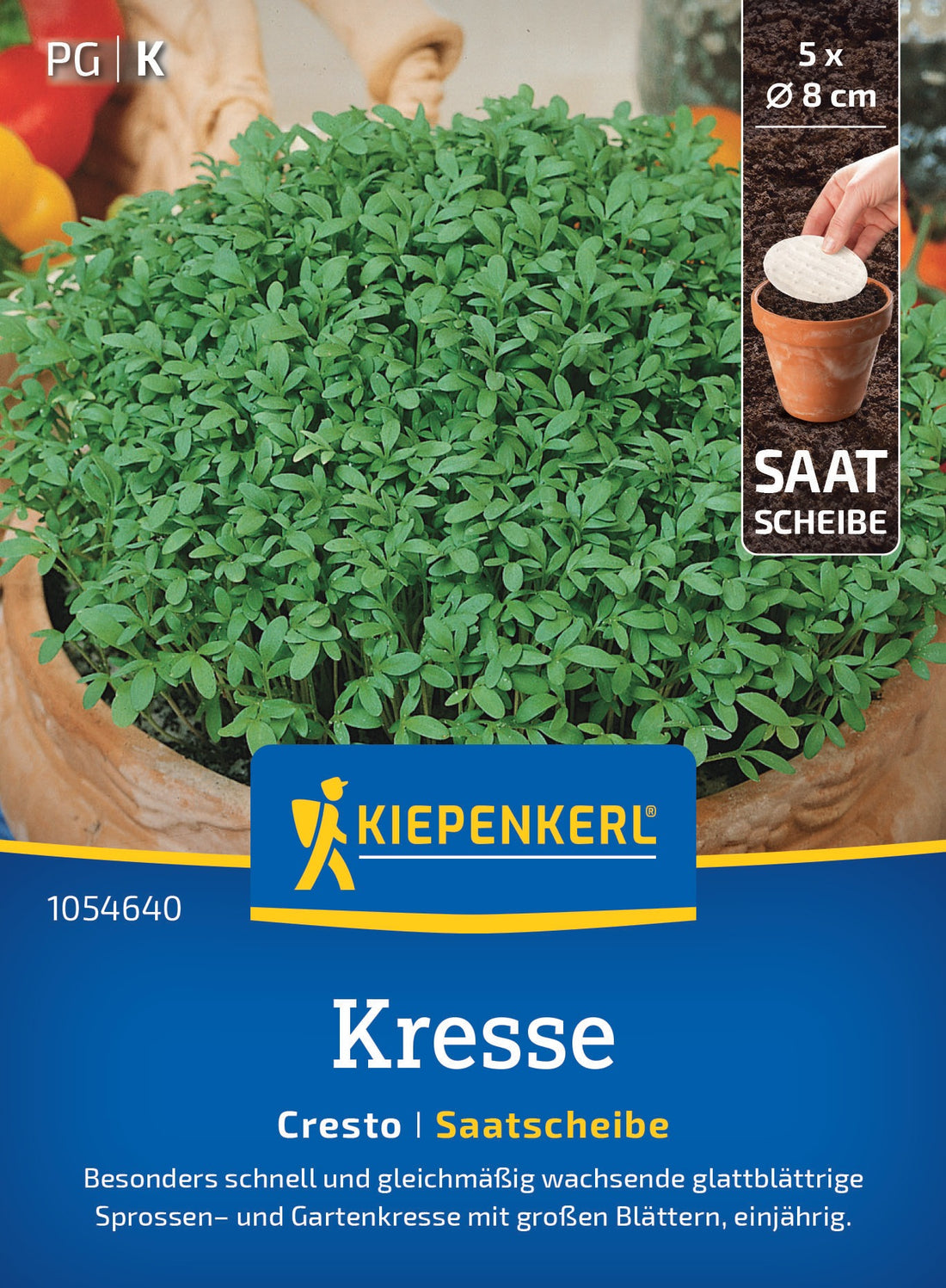 Kiepenkerl Kresse Cresto Saatscheibe