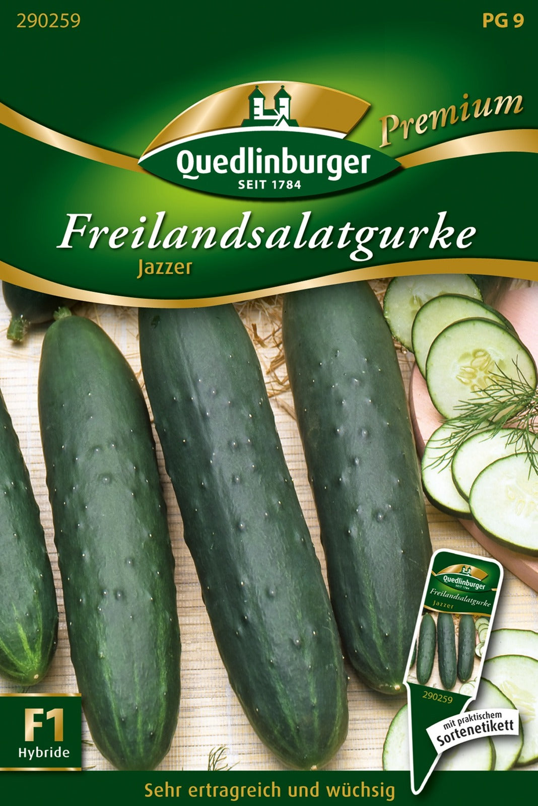 Quedlinburger Gewächshaus-Schlangengurke Jazzer