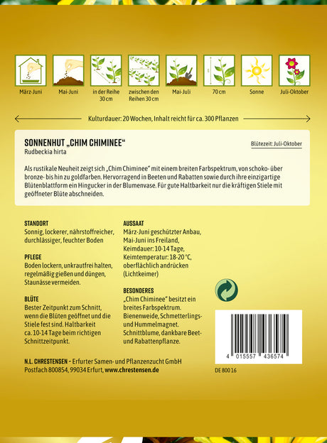 N.L. Chrestensen Sonnenhut Chim Chiminee