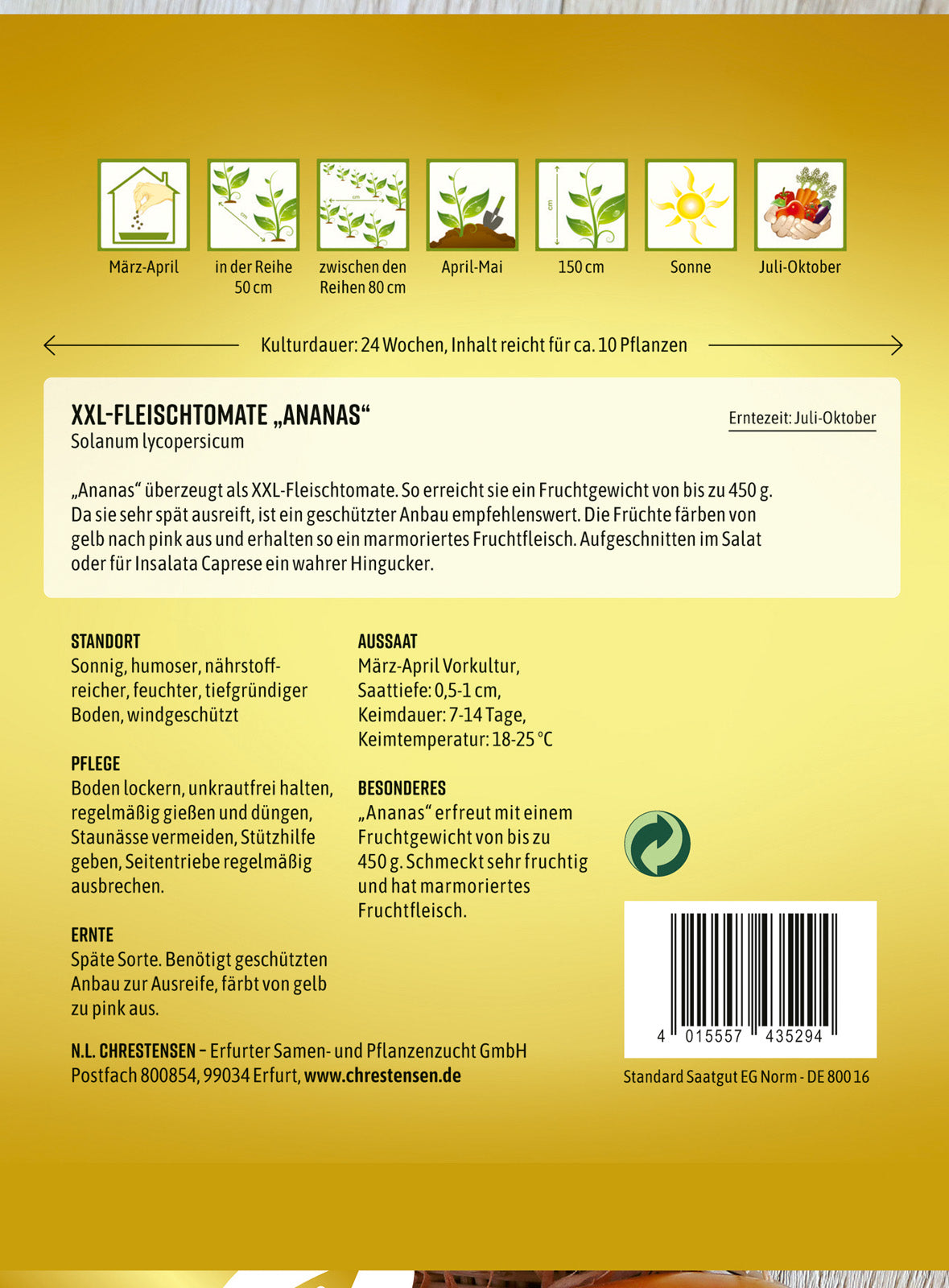 N.L. Chrestensen XXL-Fleischtomate Ananas