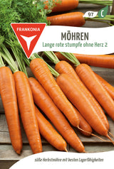 Frankonia Samen Möhren Lange rote stumpfe ohne Herz 2