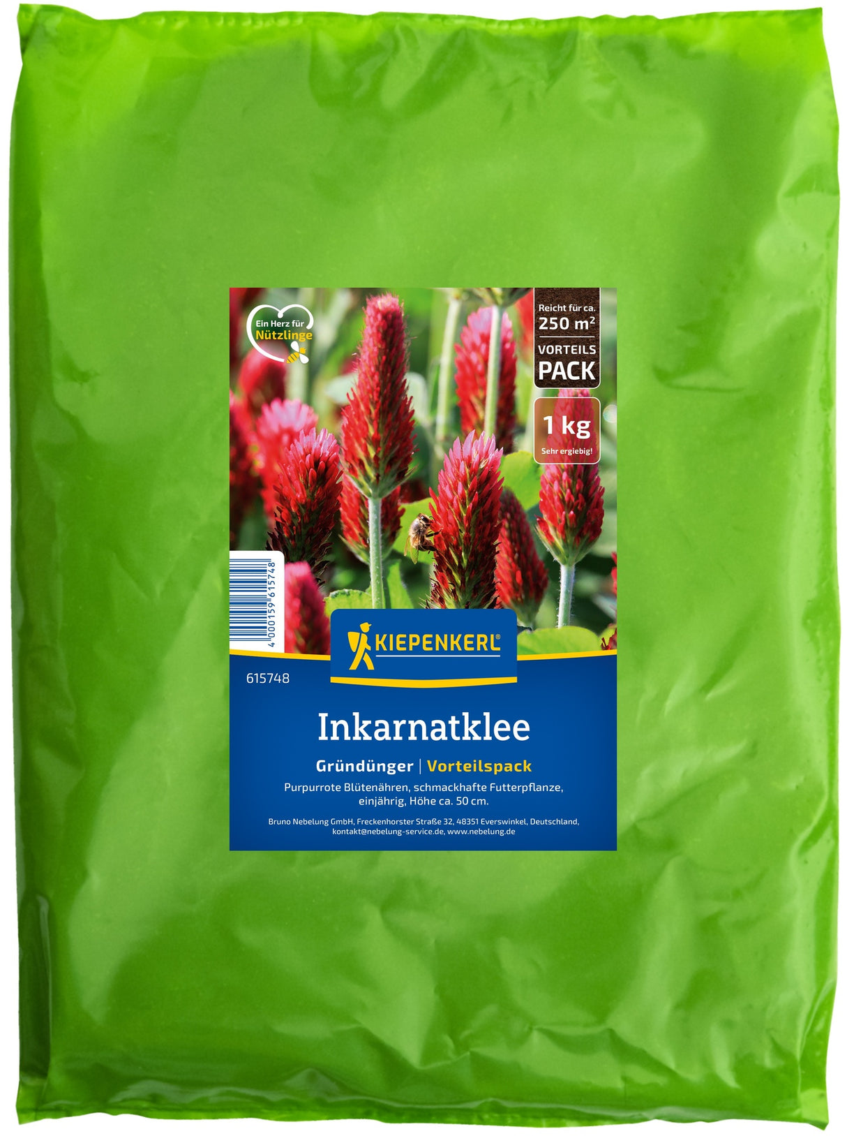 Kiepenkerl Gründünger Inkarnatklee 1 kg