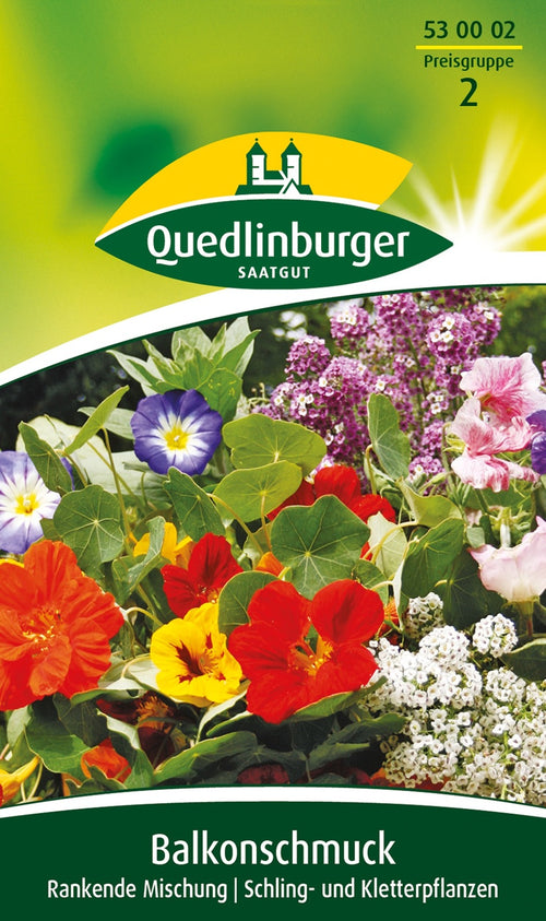 Quedlinburger Balkonschmuck  rankende Mischung