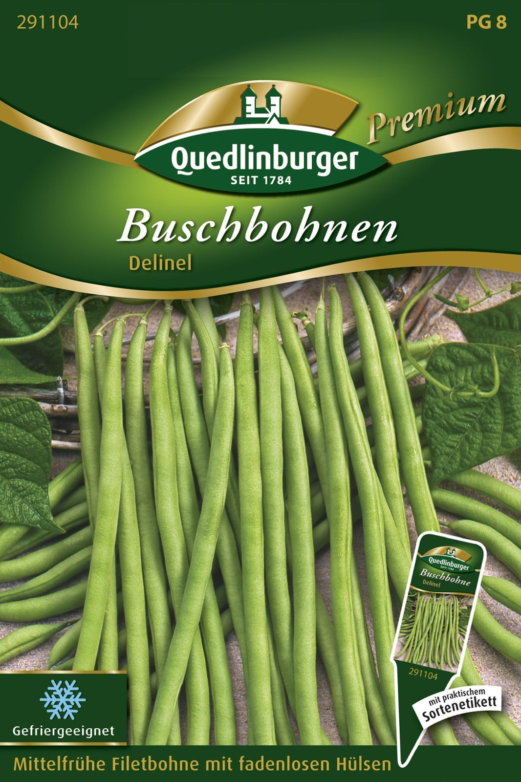 Quedlinburger Buschbohne Delinel
