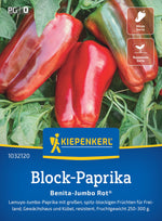 Kiepenkerl Blockpaprika Benita-Jumbo Rot®