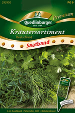 Quedlinburger Kräutersortiment typisch deutsche Kräuter Saatband