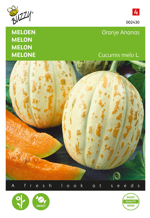 Buzzy Seeds Zuckermelonen Orange Ananas