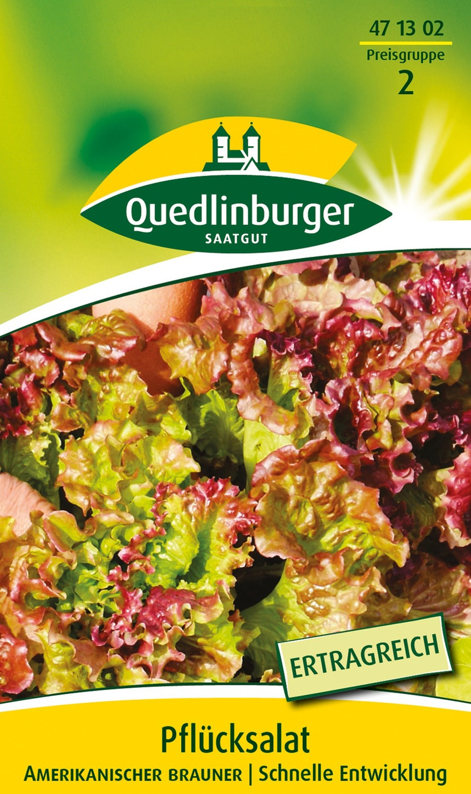 Quedlinburger Pflück-& Schnittsalat Amerikanischer brauner