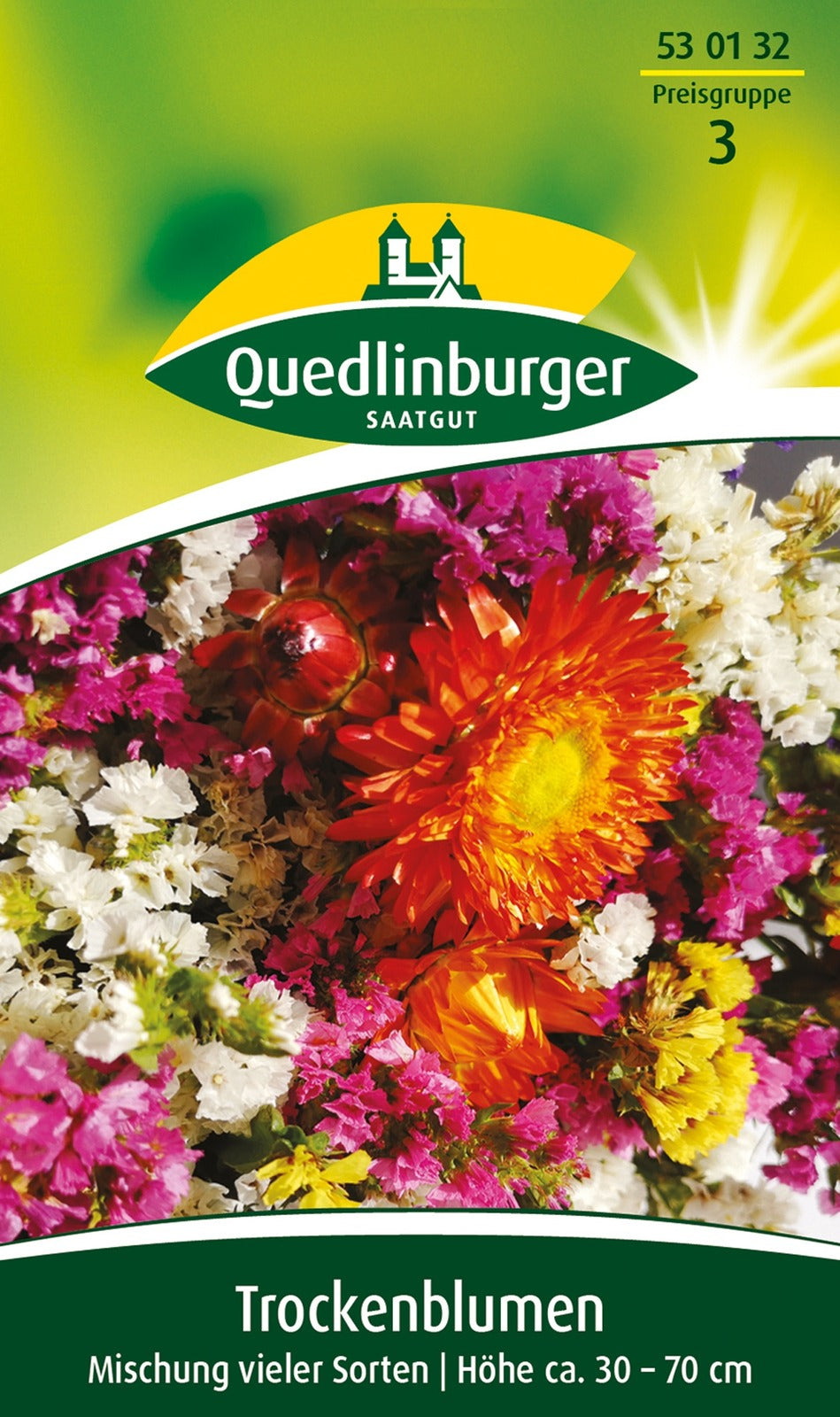 Quedlinburger Trockenblumen für Floristik Mischung vieler Sorten