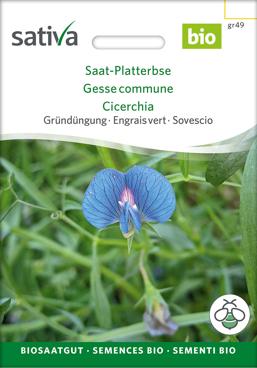 Sativa BIO Gründüngung Saat-Platterbse