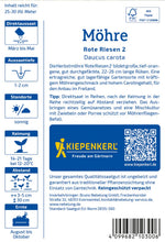 Kiepenkerl Möhren Rote Riesen 2