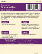 Pabst Keimkraft Möhren Rote Riesen 2