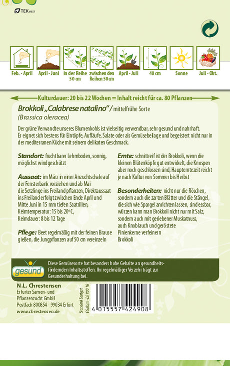 N.L. Chrestensen Brokkoli Calabrese natalino