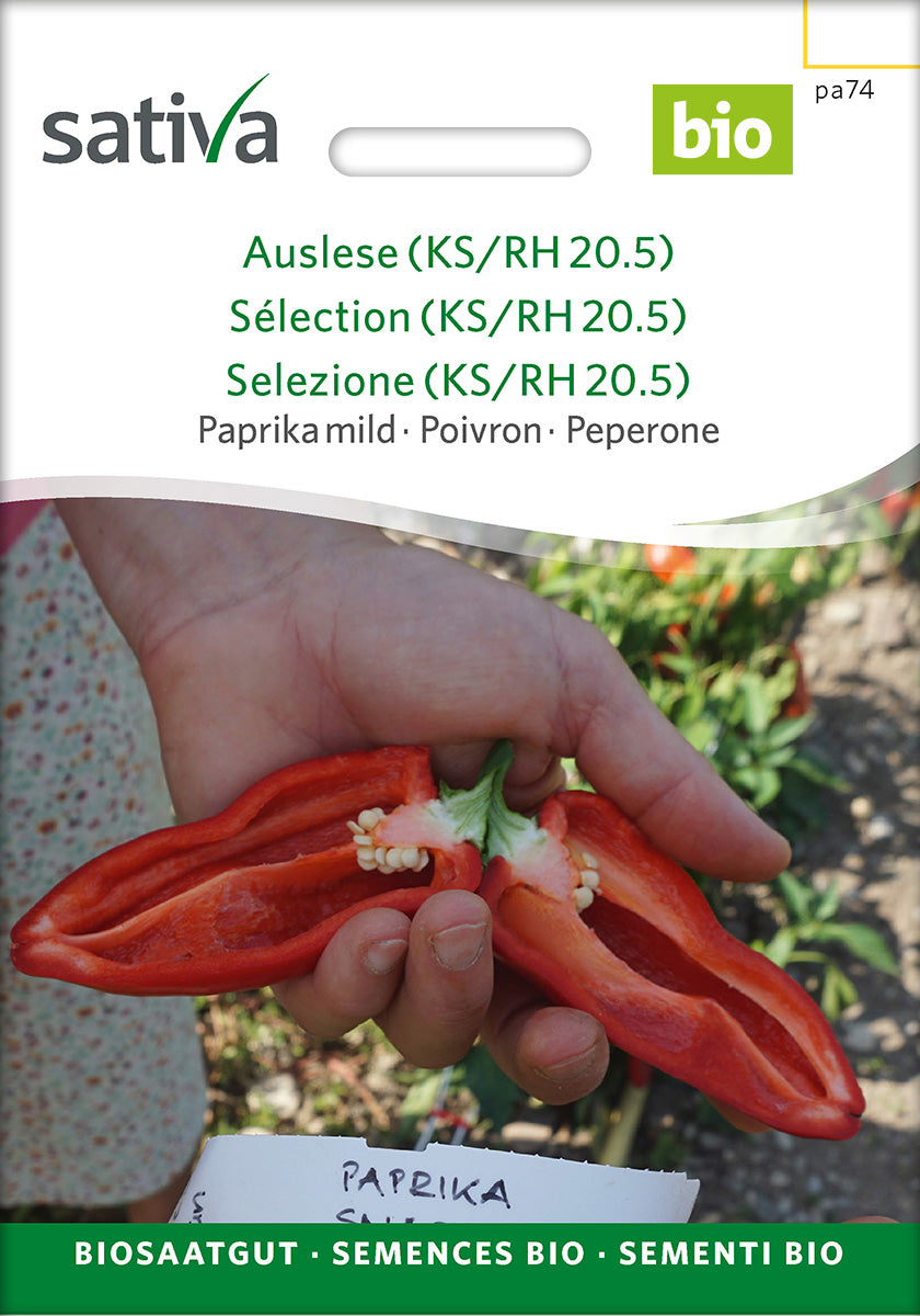 Sativa BIO Paprika mild Auslese (ks/rh 20.5)