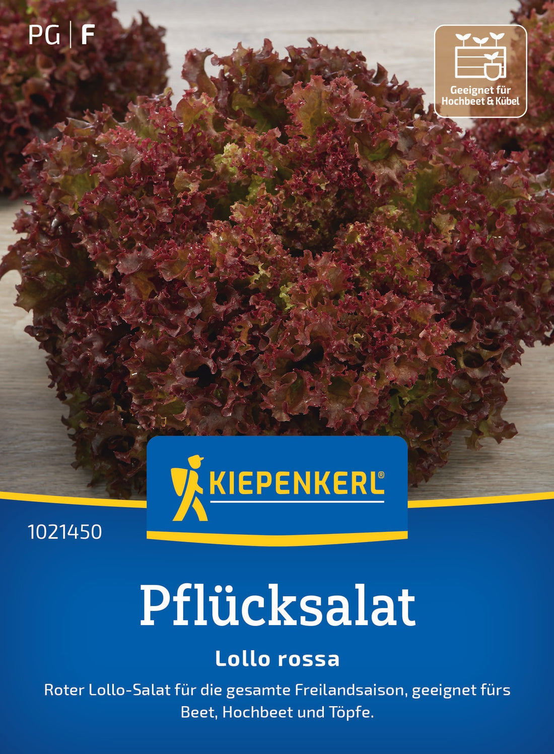 Kiepenkerl Pflück- & Schnittsalat Lollo rossa