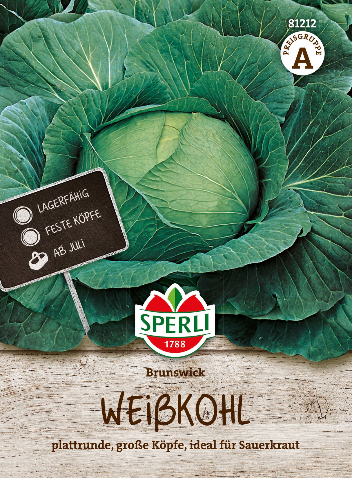SPERLI Weißkohl Brunswick