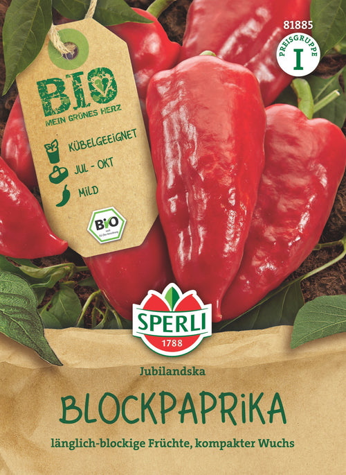SPERLI BIO Blockpaprika Jubilandska