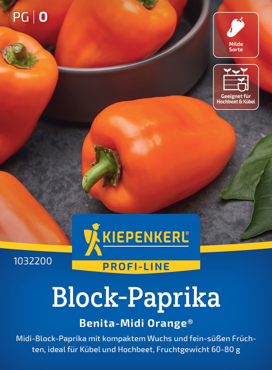 Kiepenkerl Blockpaprika Benita-Midi Orange®