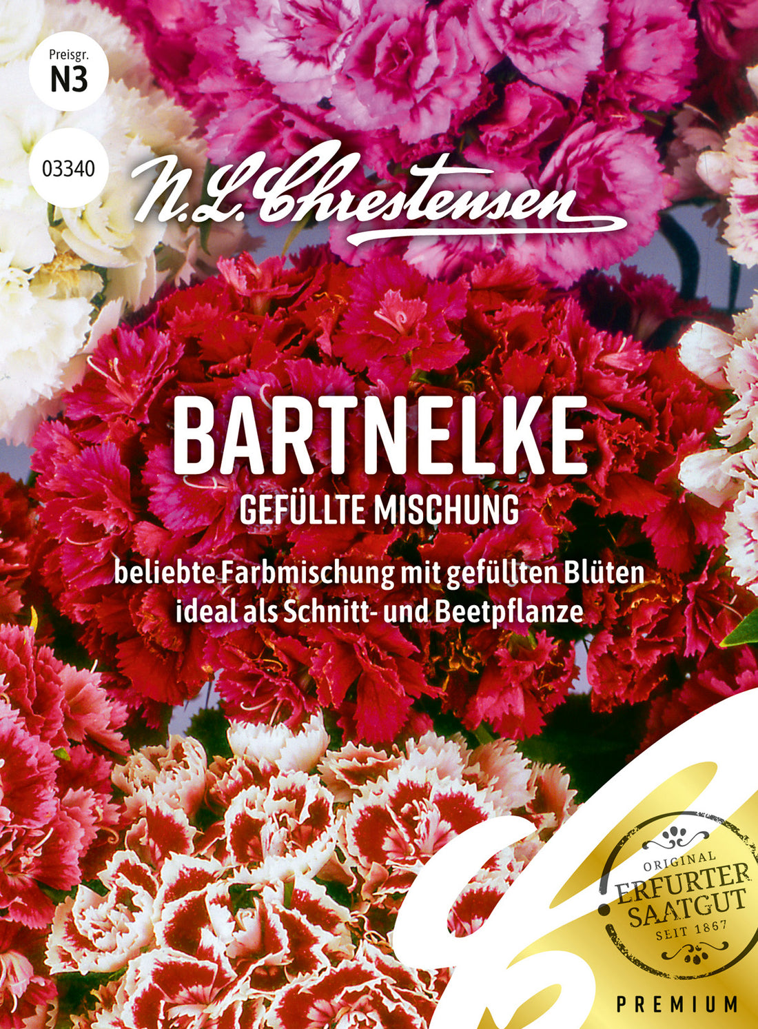 N.L. Chrestensen Bartnelke Gefüllte Mischung