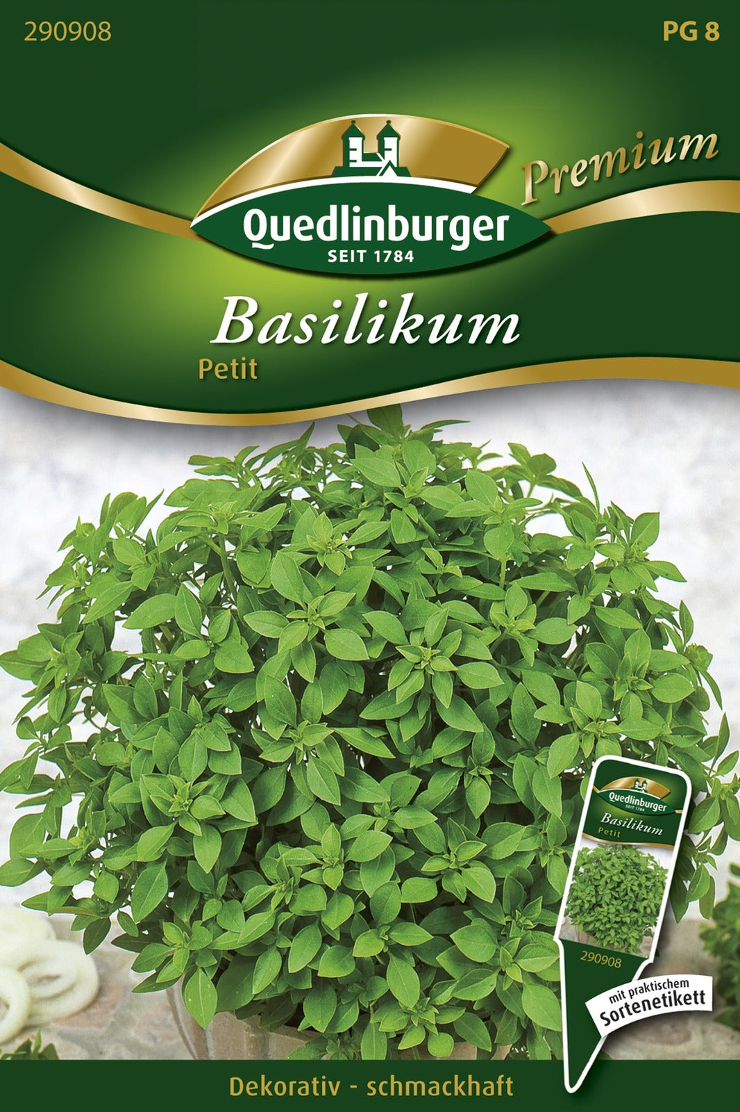 Quedlinburger Topfbasilikum Petit