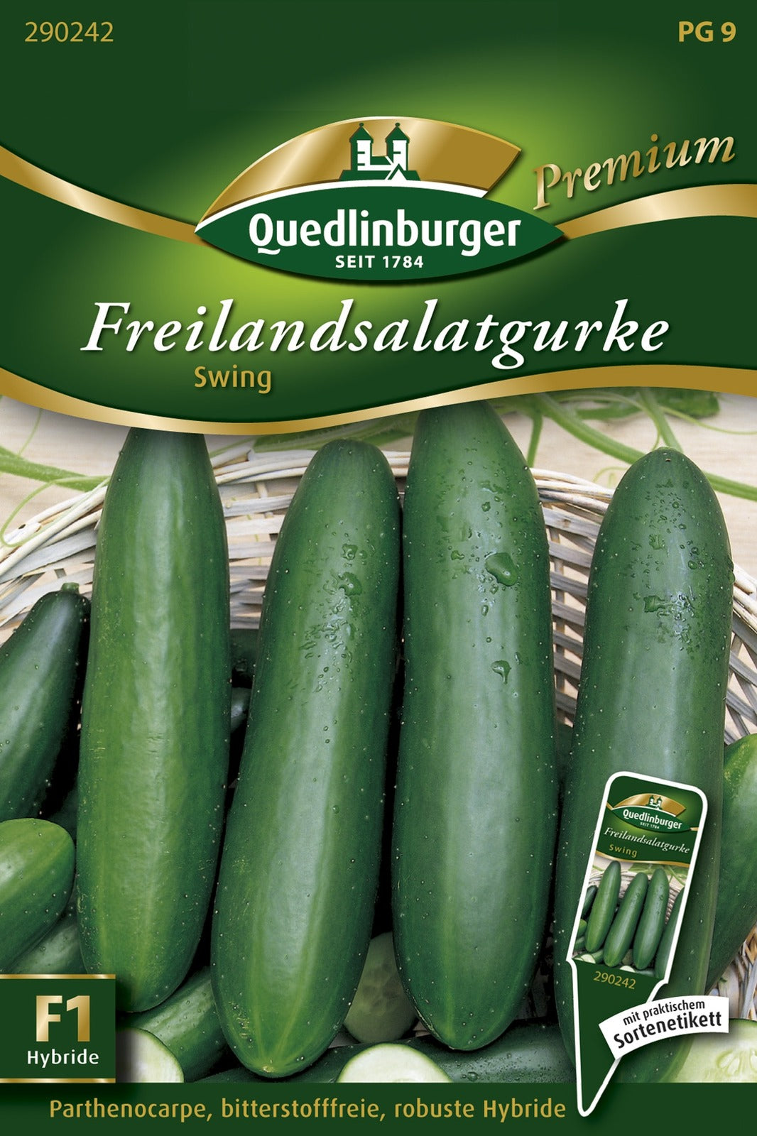 Quedlinburger Freiland-Salatgurke Swing