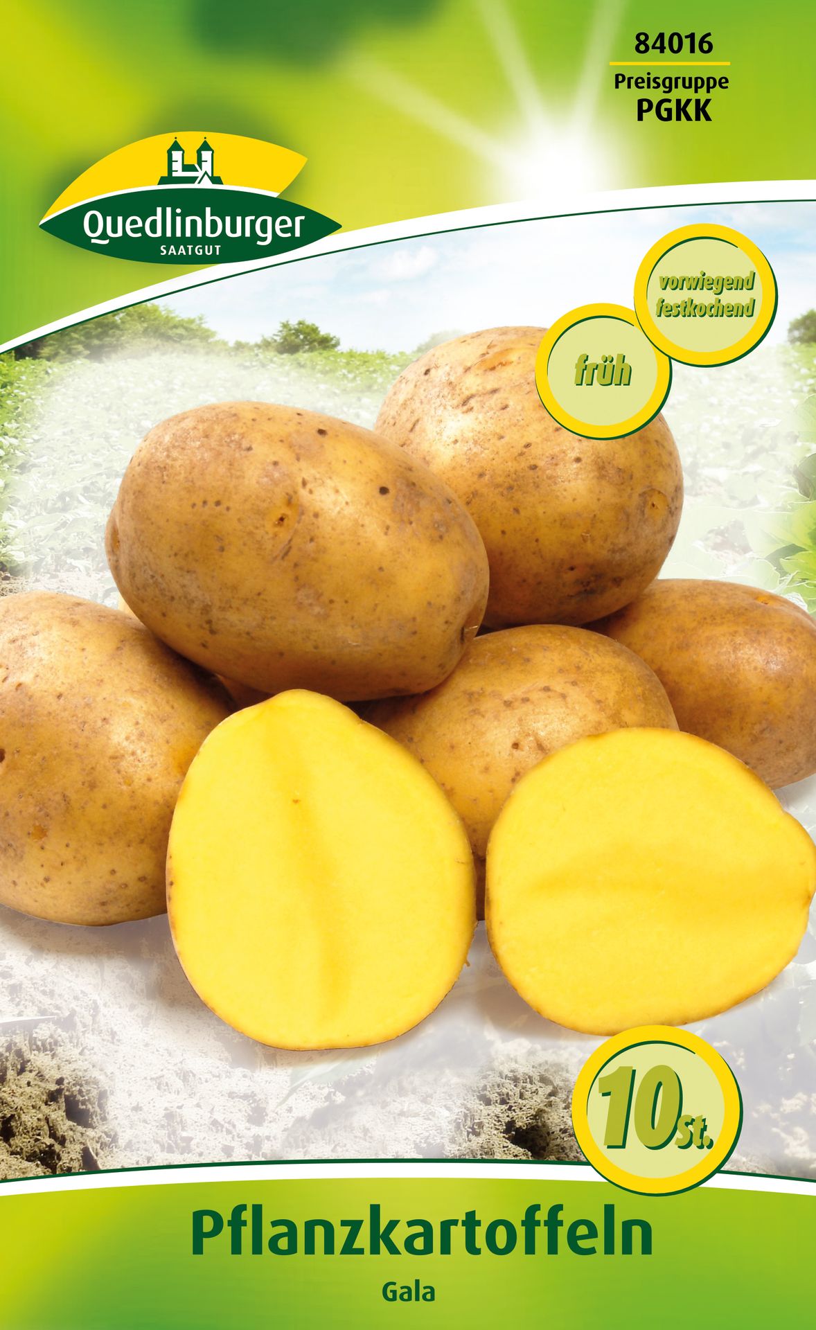 Quedlinburger Pflanzkartoffel Gala 10 Stück