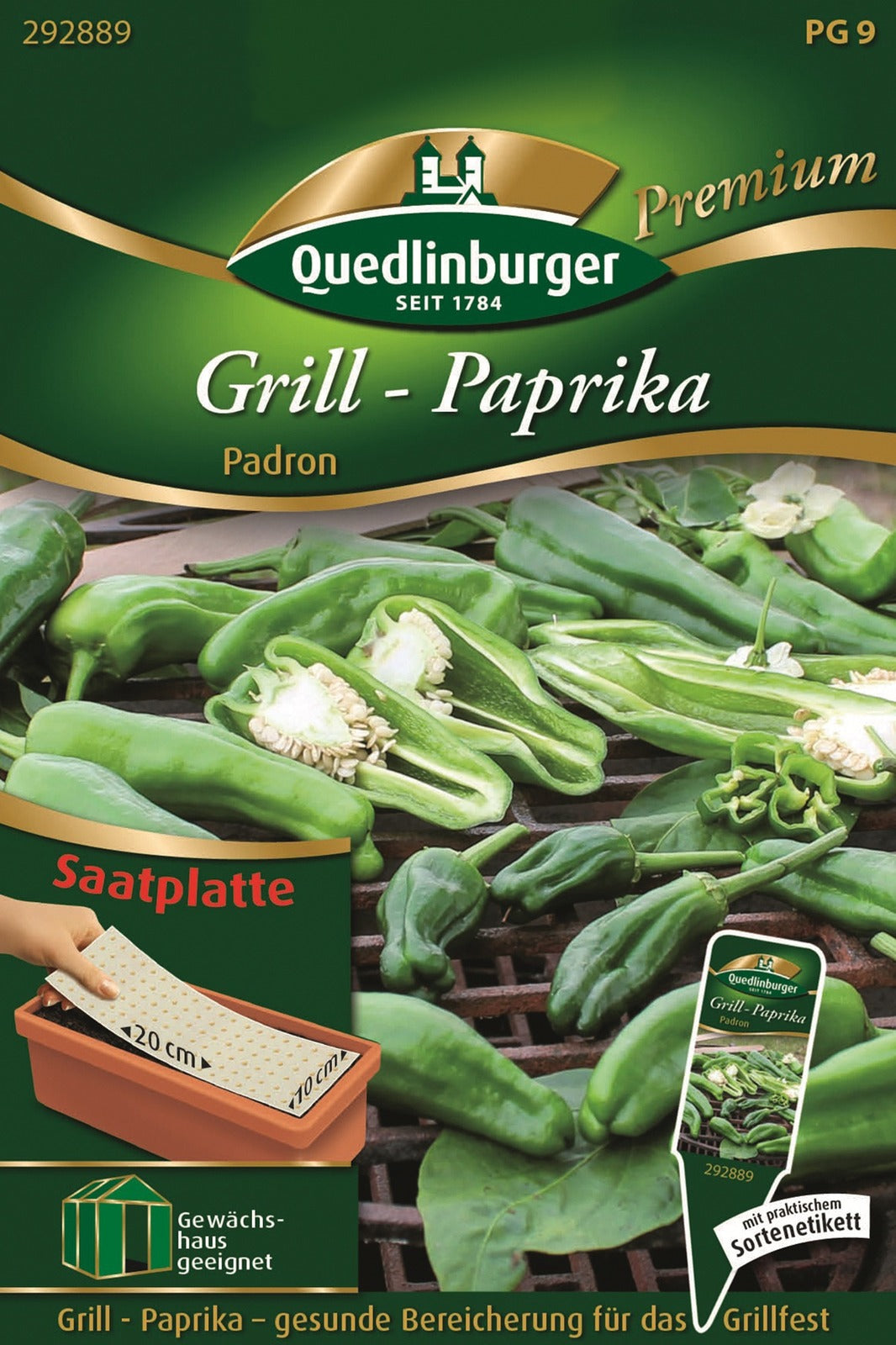 Quedlinburger Grill-Paprika Padron Saatplatte