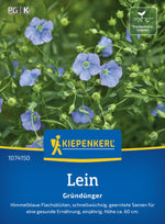 Kiepenkerl Gründünger Lein Blauer Flachs Loses Saatgut