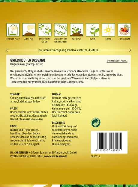 N.L. Chrestensen Griechischer Oregano mehrjährig