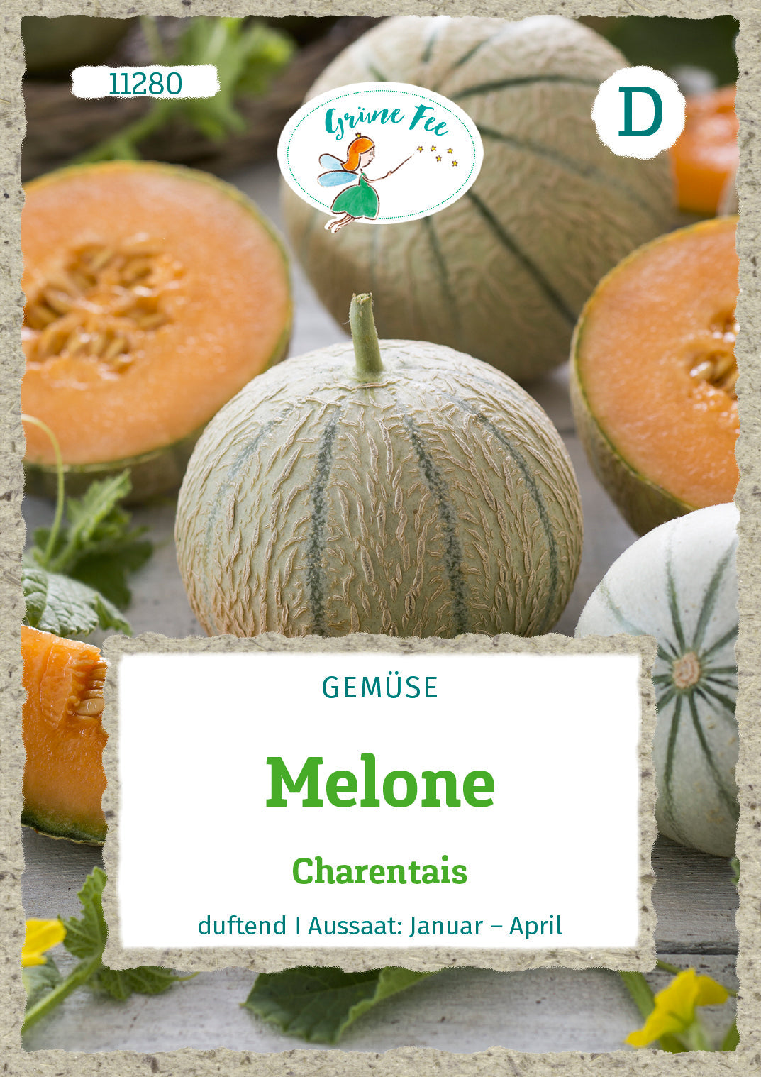 Grüne Fee Melonen Charentais