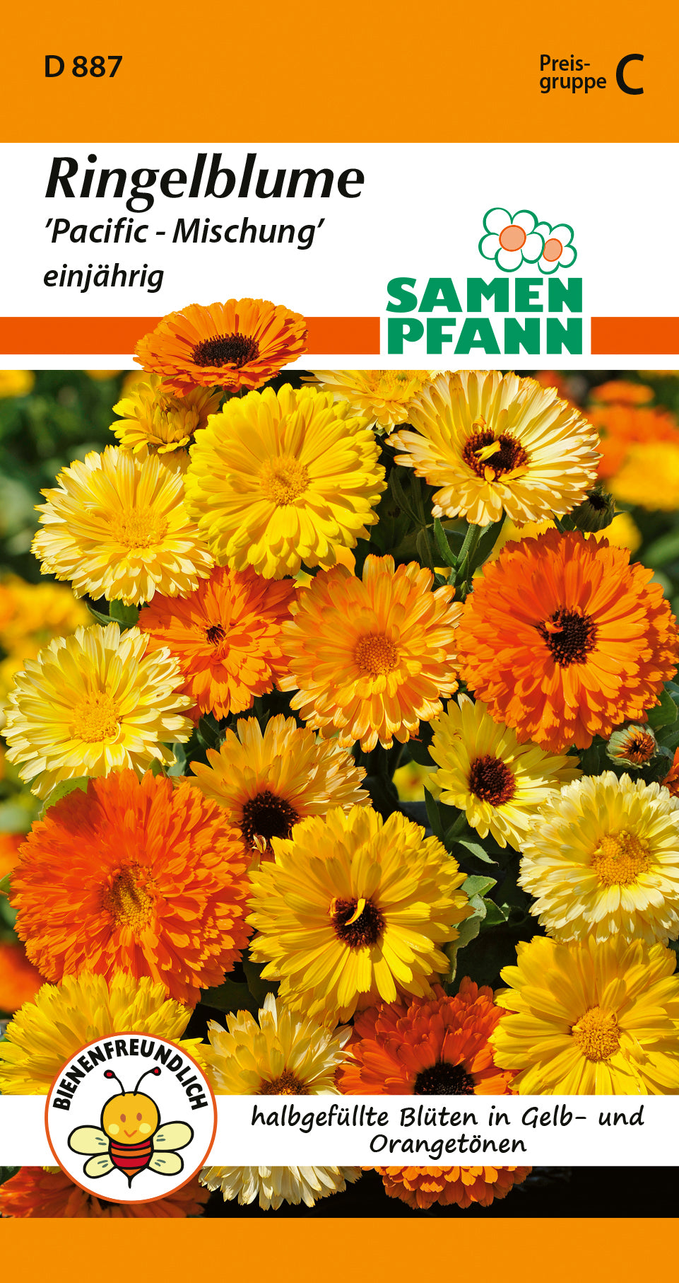 Samen Pfann Ringelblume Pacific - Mischung einjährig