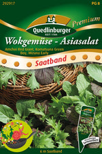 Quedlinburger Wokgemüse Amchoi, Komatsuna, Mizuna Saatband