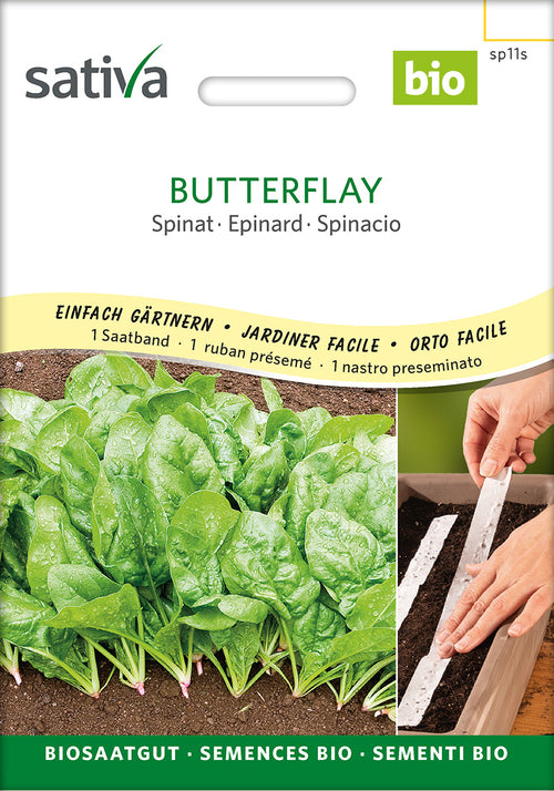 Sativa Spinat Butterflay Saatband