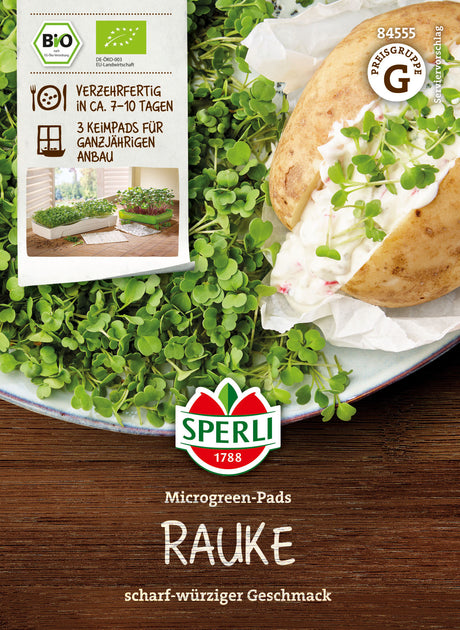 SPERLI BIO Microgreens Rauke Nachfüllpad