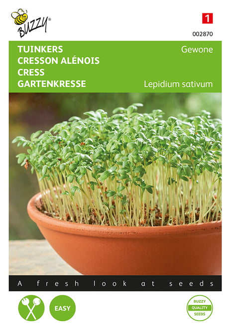 Buzzy Seeds Gartenkresse Einfach