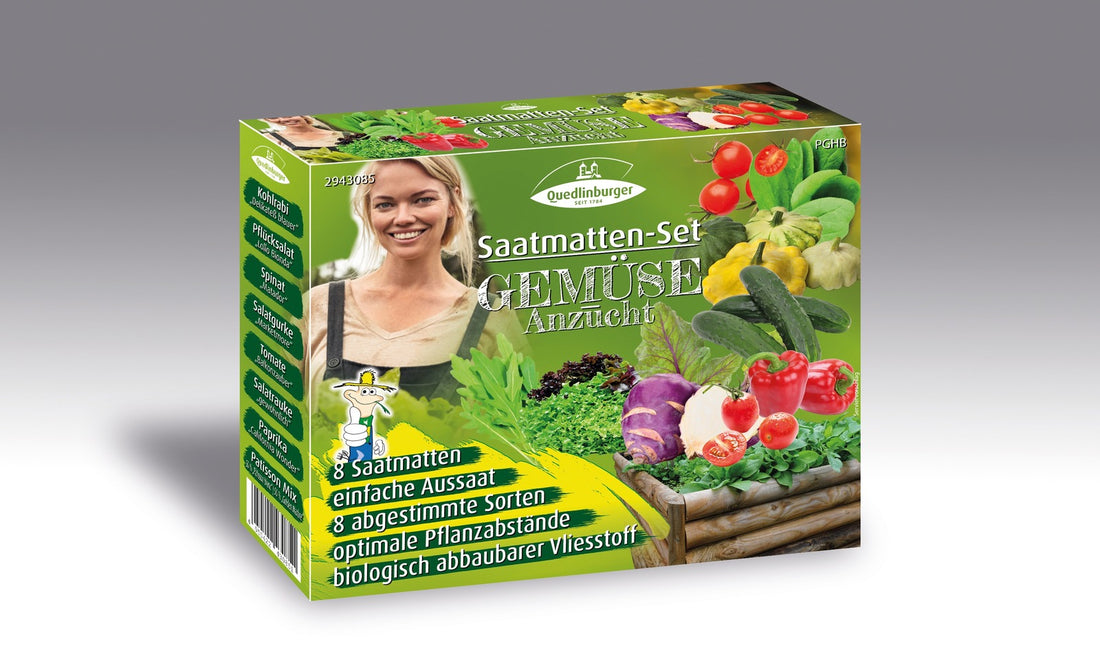 Quedlinburger Gemüse-Mischung 8 Saatmatten