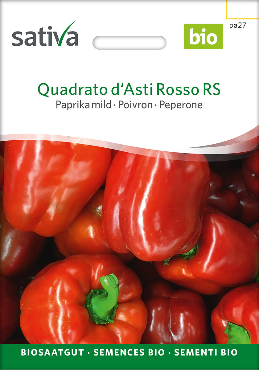 Sativa BIO Paprika mild Quadrato d'Asti Rosso RS