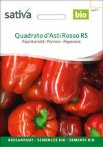 Sativa BIO Paprika mild Quadrato d'Asti Rosso RS