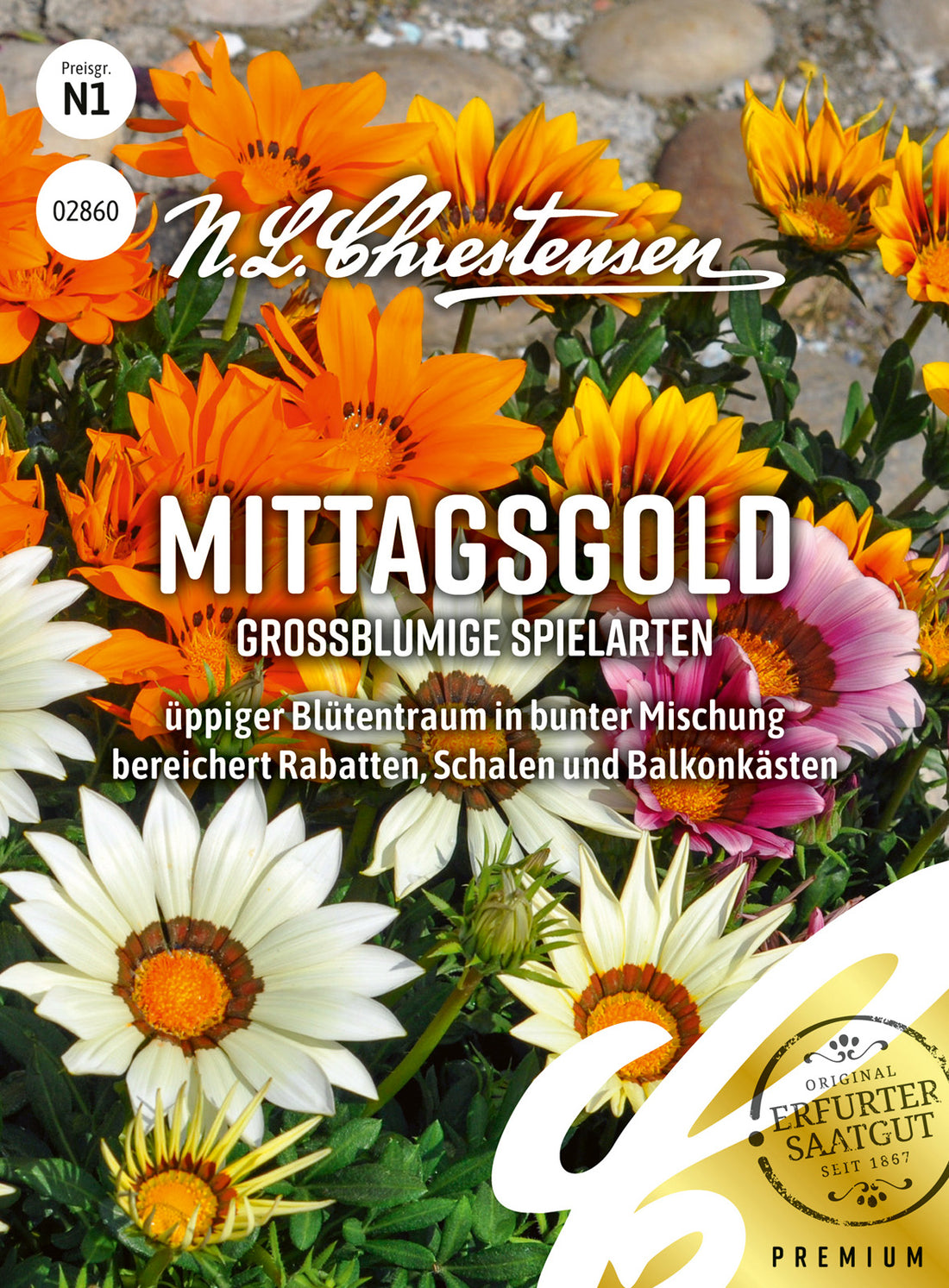 N.L. Chrestensen Mittagsgold Großblumige Spielarten