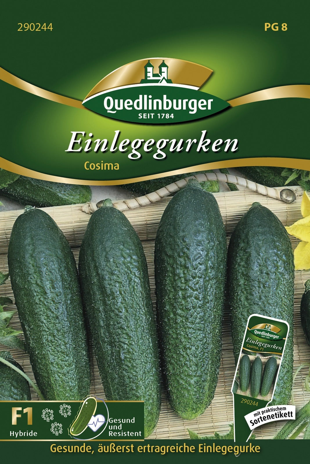 Quedlinburger Freiland-Einlegegurke Cosima