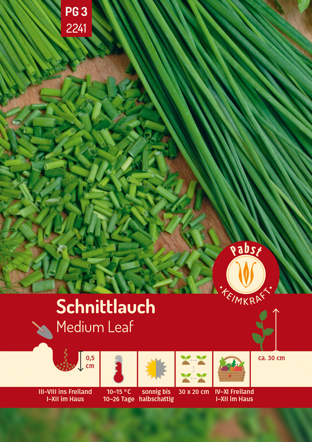 Pabst Keimkraft Schnittlauch Medium Leaf